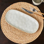 Karaca Aria Reactive Glaze Servierplatte, 31 cm, Beige