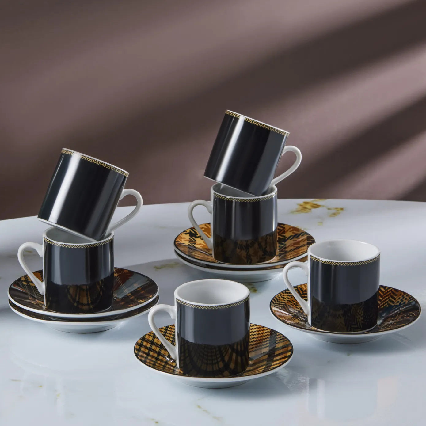Karaca Rory Einzel-Kaffeetasse Set (80 Ml) – Elegante Glastassen Für Espresso & Cappuccino