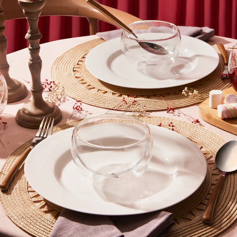 Karaca Liana Glas 12 Stück Geschirr für 6 Personen 