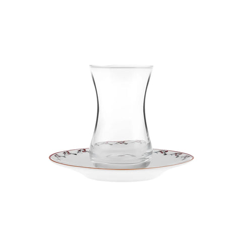 Karaca Kuchenteller İznk Dessert Set für 6 Personen, 18-telg Karaca Kuchenteller İznk Dessert Set für 6 Personen, 18-telg