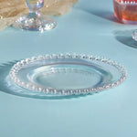 Karaca Rory Cake Plate, Glass, 19 cm