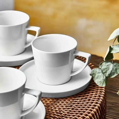 Karaca Salvare für 6 Personen Teetasse und Untertasse Set, 12 Teilig