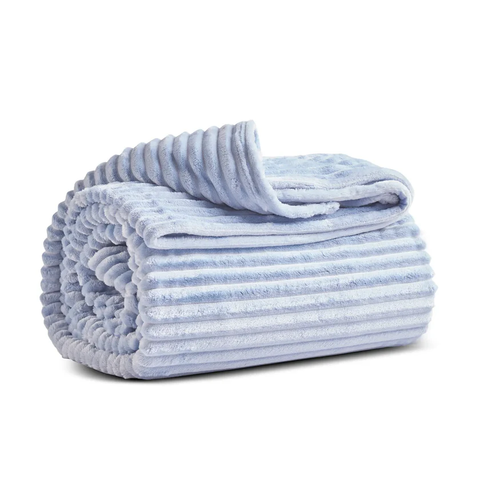  Karaca Ruby Stripe, Wellsoft TV Blanket, Blue