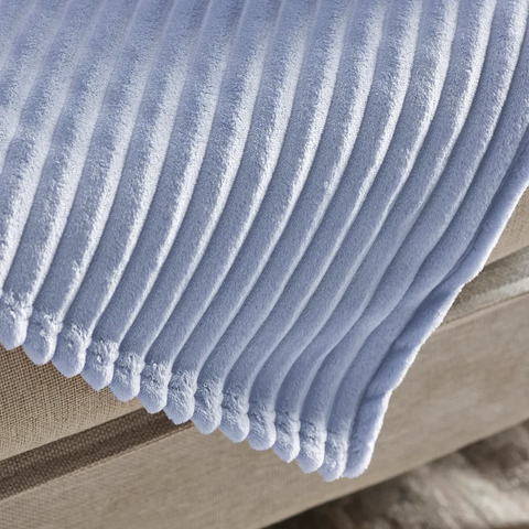  Karaca Ruby Stripe, Wellsoft TV Blanket, Blue