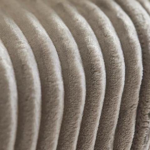 Karaca Ruby Stripe, Wellsoft TV-Decke, Grau