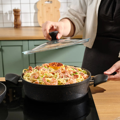 Karaca Biogranit Black Gold 7 teiliges Topfset