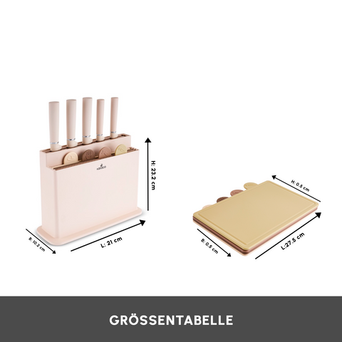 Karaca Chef's Harmony Messer & Schneidebrett Set