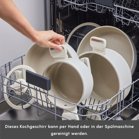 Karaca Swiss Crystal  Valenti Ceramica 7-Piece Cookware Set 