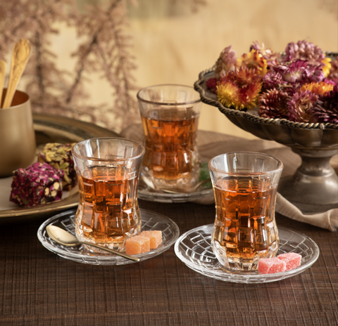 Rcr Etna Teetassen-Set, 12-teilig, für 6 Personen