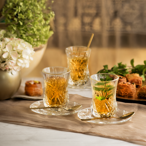 Rcr Melodia Teetassen-Set, 12-teilig, für 6 Personen