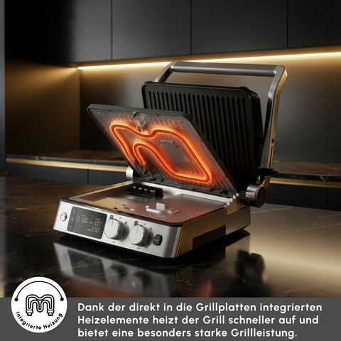 Karaca Compact Steel Sear and Grill Inox 2008 Grill and Toaster