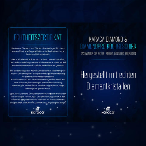 Karaca Bio Diamond Pro Black Edition 7-teiliges Kochtopfset
