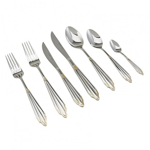 Karaca Mantilla Gold 84 Parça Çatal Kaşık Bıçak Seti Gold