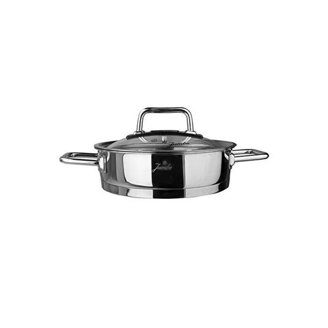 Jumbo Assos 6-teiliges Eierpfannenset aus Midi-Stahl mit Doppelgriff