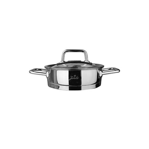 Jumbo Assos 6-teiliges Eierpfannenset aus Midi-Stahl mit Doppelgriff