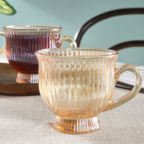 Karaca Maya 4-Piece Glass Tea Cup Set for 4 People, 200ML