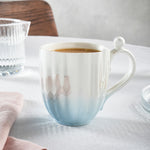 Karaca Shell Luster Blue Mug, 380ML