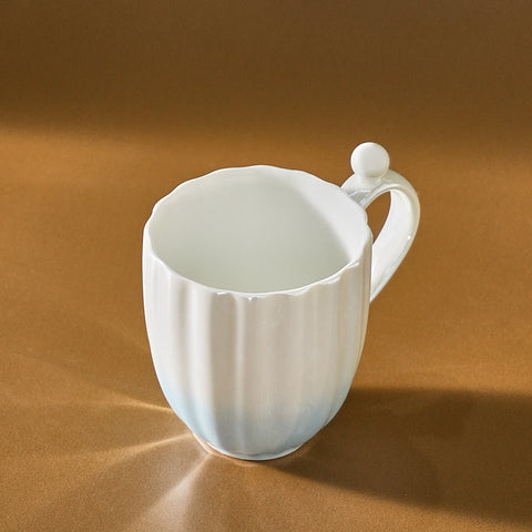 Karaca Shell Luster Blue Mug, 380ML