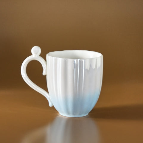 Karaca Shell Luster Blue Mug, 380ML