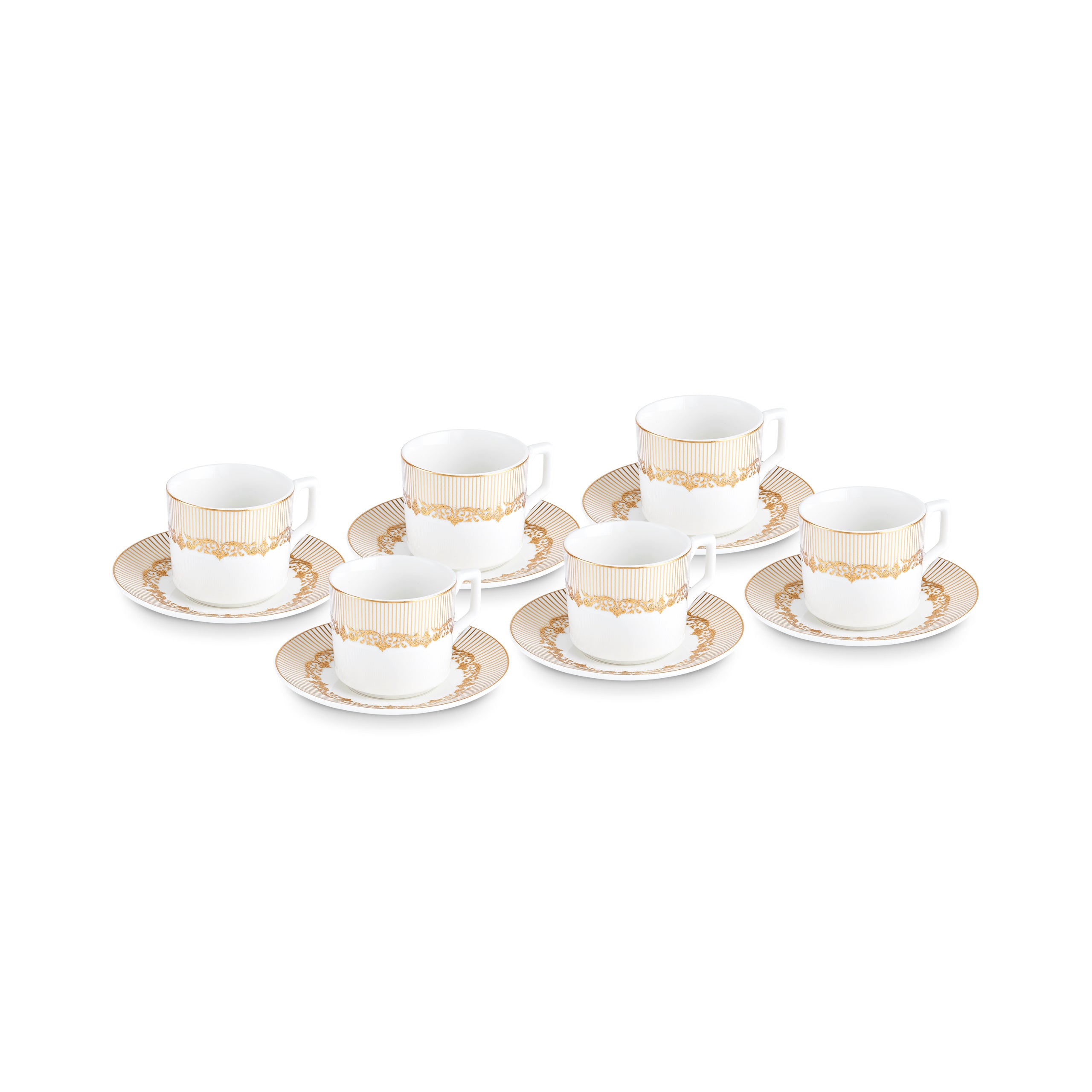 STANDART No.24〜29 6冊セット COFFEE Karaca Vildan Coffee Cup Set for 6 People, 100 ml