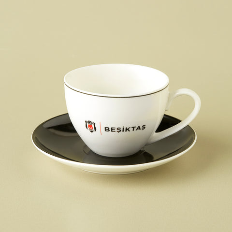 Karaca x Beşiktaş Lizenziertes 2-Personen-Teetassen-Set, 220ML