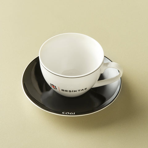 Karaca x Beşiktaş Lizenziertes 2-Personen-Teetassen-Set, 220ML