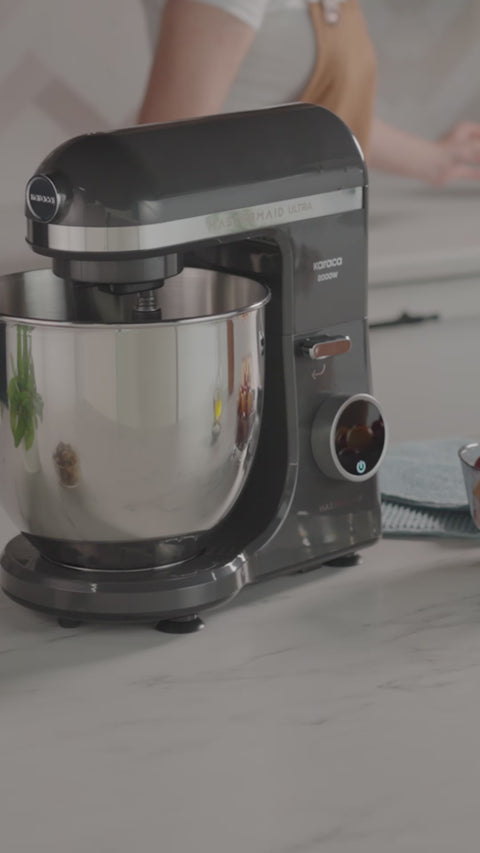 Karaca Mastermaid Chef Ultra D2000W Stand Mixer with Digital Display Galaxy Grey 7L