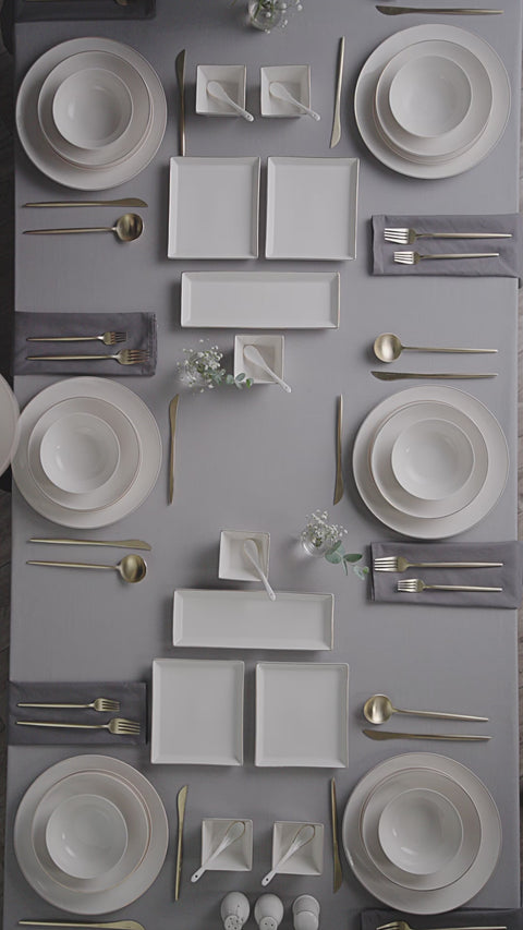 Karaca Donatella 70-Piece Dinner Set For 12 Persons – New Bone