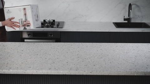 Karaca Mastermaid Prosteel Cam Mutfak Robotu, Uzun Blender, 2500 W, Rosegold