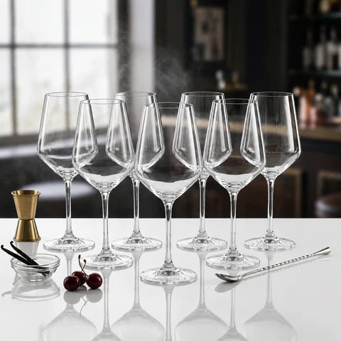 RCR Universum 6-teiliges Weinglas-Set, 550 ml, Klar – Karaca